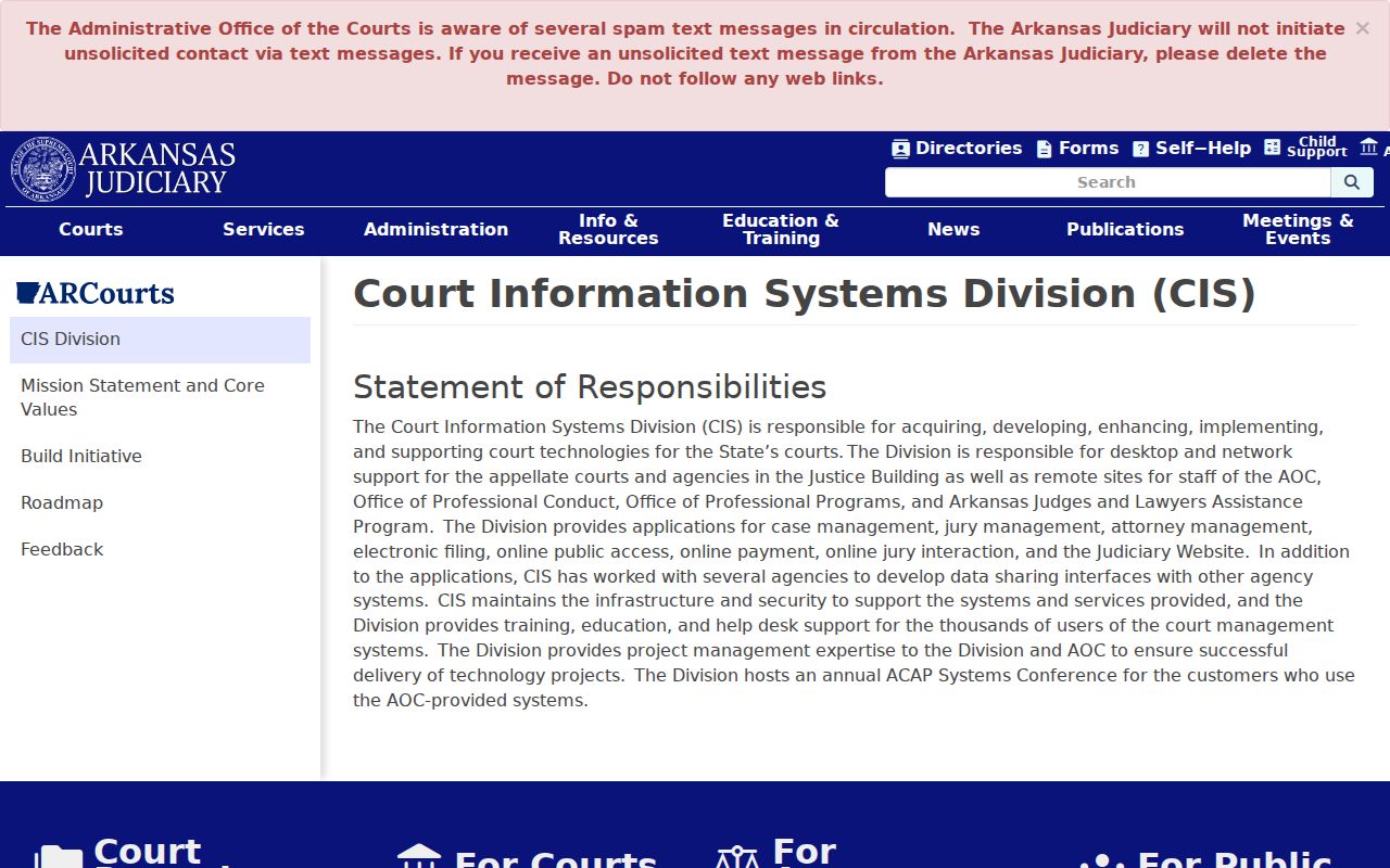 Crittenden County court record technology systems