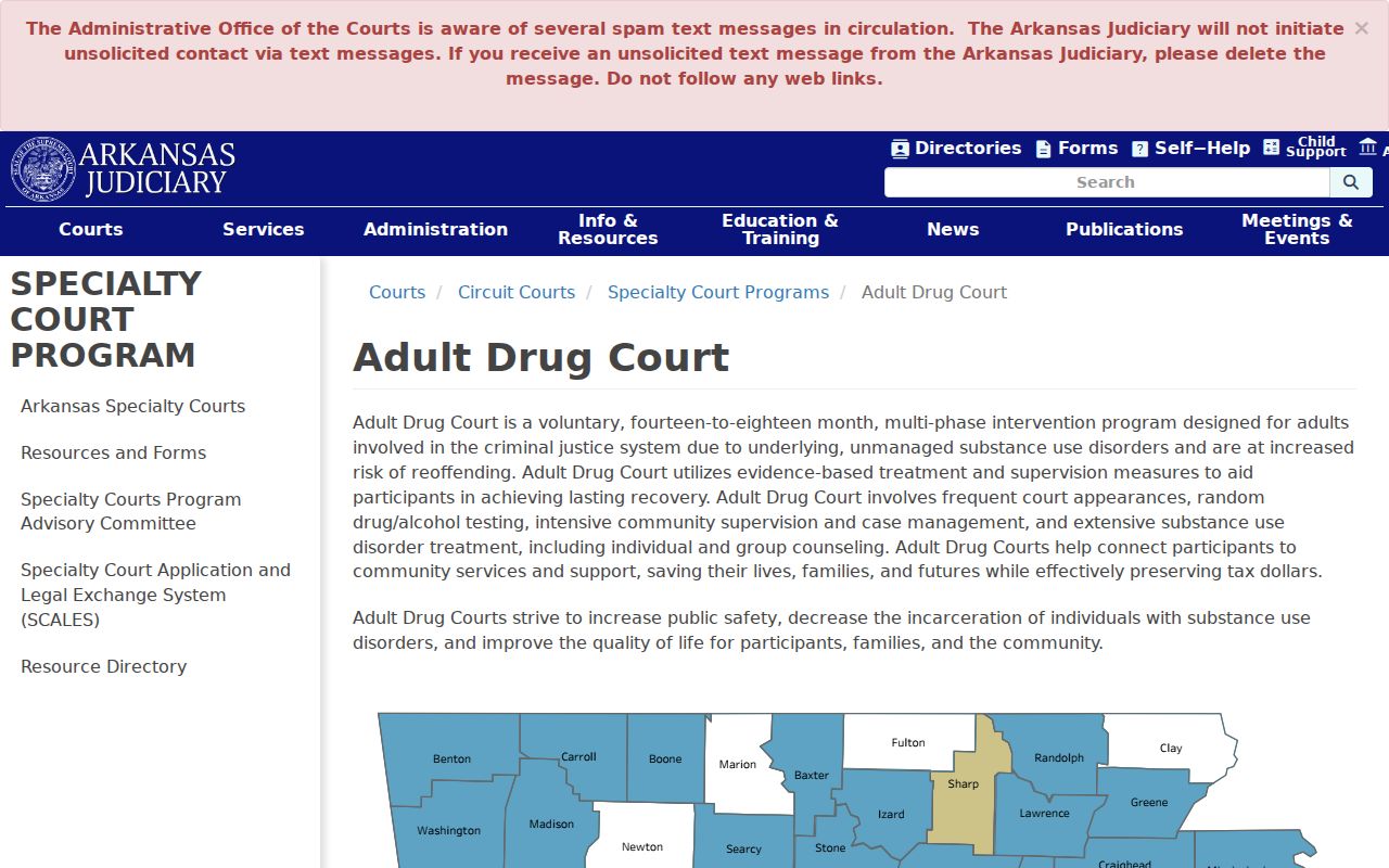 Adult Drug Court resource tied to Crittenden County criminal dockets