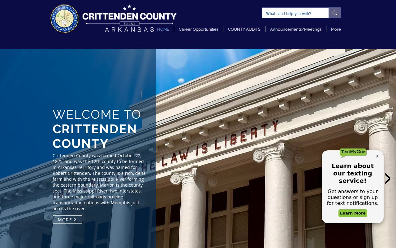 Crittenden County courthouse source for historic docket records