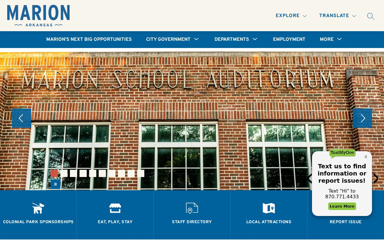 Marion city government source for Marion court docket access